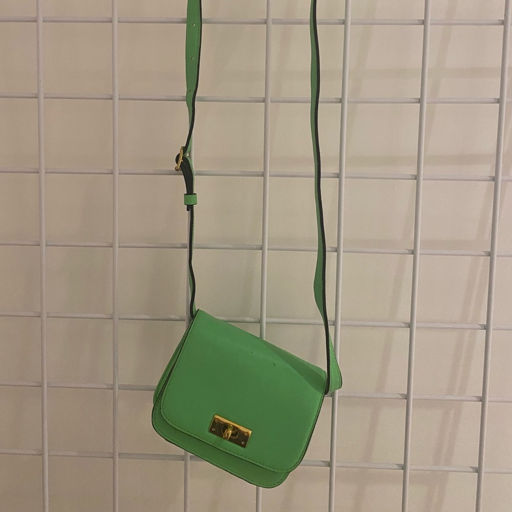 Green J. Crew purse